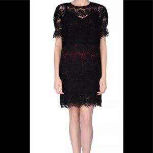Just Cavalli Black Lace And Sequin Dress NWT